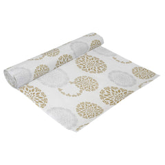 Kuber Industries Rangoli Print Shelf Liners for Kitchen Shelves,cupboards,Wardrobe,Drawer mats Liners for Kitchen, 10 Mtr (White)-KUBMART15088