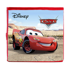 Kuber Industries Disney Cars Print Non Woven Fabric 6 Pieces Foldable Large Size Storage Cube Toy, Books, Shoes Storage Box with Handle (Brown)