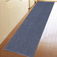Kuber Industries Door Mat (Grey, Polyvinyl Chloride, 2x8 feet)