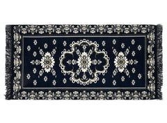 Kuber Industries Flower Print Rug Bedside Runner for Home Décor 4X2 Ft. (Blue)