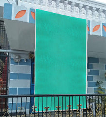 Heart Home 10 x 4 ft. Sun Mesh Shade Sunblock Shade Cloth UV Resistant Net for Garden/Home/Lawn/Shade/Netting/Sports (Green), Standard (F_26_HEARTH016978)
