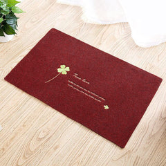 Heart Home Microfiber Door Mat for Porch/Kitchen/Bathroom/Laundry Room,Pack of 2 (Maroon) 54HH3977.