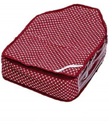 Kuber Industries 3 Pieces Cotton Blouse Cover Set, Maroon,Standard,VAR001402_1