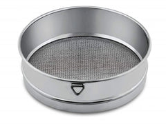 Kuber Industries Exclusive 2 Pieces Stainless Steel Flour Chalni,Spices,Food Strainers,Atta Chalni,Sieve Set (Silver) - (CTLTC038143)