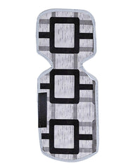 Kuber Industries Birds Design Combo of PVC 3 Pieces Fridge Mats, 1 Piece Handle Cover and 1 Piece Fridge Top Cover (Grey) - CTKTC22407