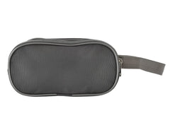 Heart Home Rexine Lightweight Travel Toiletry Bag Shaving Kit with Carrying Strap (Grey) 54HH4283.