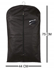 Heart Home Non -Woven 1 Piece Hanging Garment Cloth Cover for Kids (Black) - CTHH10777