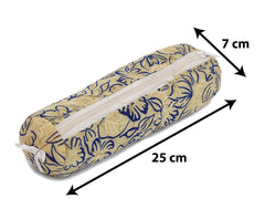 Heart Home Cotton 1 Rod Bangle Organizer for Watches, Bracelets, Bangles, Small Jewllery with Zipper - Pack of 2 (Assorted)-49LUGH410