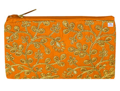 Heart Home Embroidery Hand Purse/Wallet For Women (Yellow)