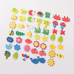 Kuber Industries Cute Fish Shape Fridge Magnets|Home Décor|Best Souvenir Gift|Pack of 48|Multi|