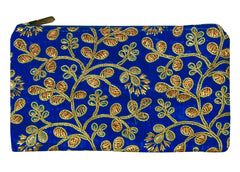 Kuber Industries Embroidery Women Hand Purse Wallet For Party, Wedding, Dating- Pack of 2 (Blue) (HS39KUBMART022034)