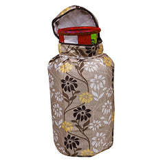 Heart Home Cotton 1 Piece Cylinder Cover (Gold) CTHH1053, Standard