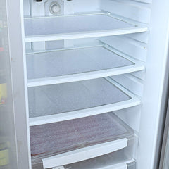 Heart Home Multi Purpose Tranasparent Waterproof,Stain Resistant, Washable Refrigerator/Fridge Drawer Mat, Set of 6 (White)-HS43HEARTH25656