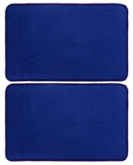 Kuber Industries Microfiber Anti Slip 2 Pieces Bath Mat 22"x14", Sky Blue - CTKTC22008