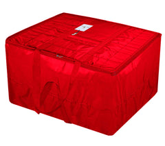 Kuber Industries Parachute 2 Pieces Jumbo Attachi Bag Travel Handbag Storage Carrying Bag, Blanket Cover, Duffle, Travel Multi-Purpose Bag (Red & Blue) CTKTC034710