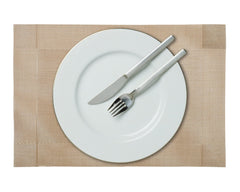 Heart Home Reversible Non-Slip Wipe Clean Heat Resistant PVC Placemats for Dining Table, Set of 6 (Copper)-50HH01315