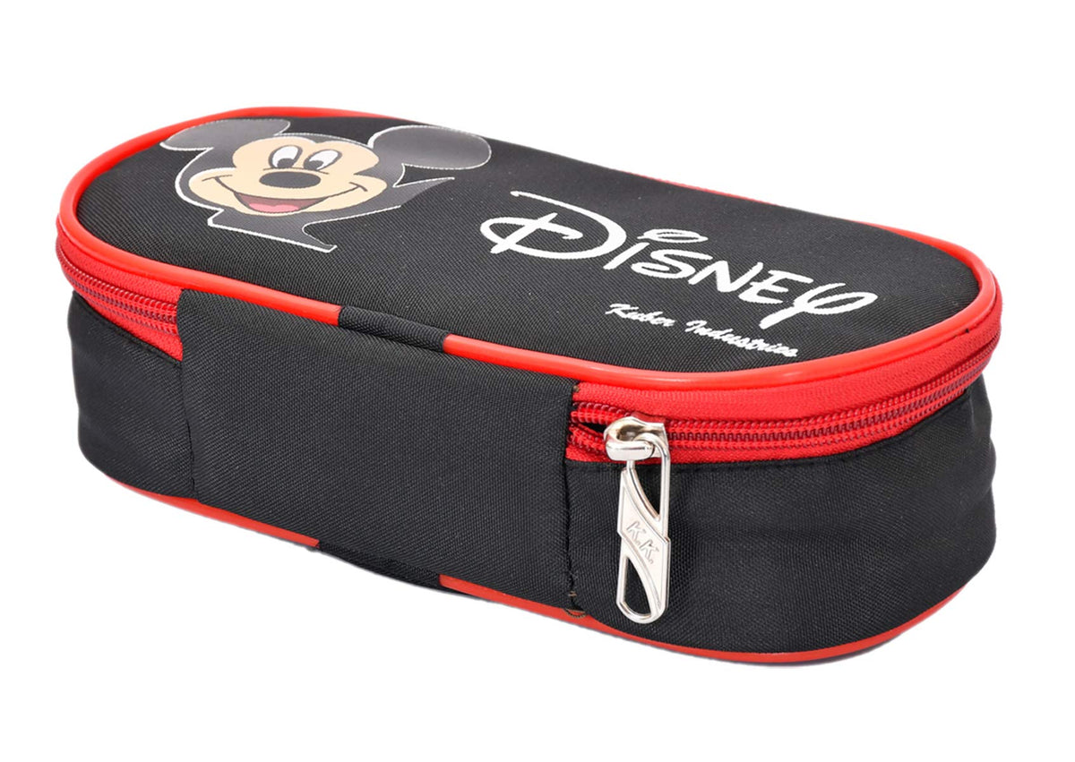 Kuber Industries Disney Print Rexene Lunch Box Cover (Black)-KUBMART11691, Standard