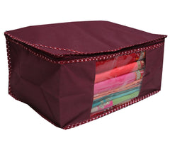 Kuber Industries 2 Piece Non Woven Saree Cover Set (SCNWB30)