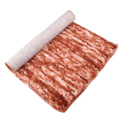 Heart Home Door Mat | Multi Riyal Doormat | Microfiber Entrance Mat | Entry Doormat | Office Entrance Door Mat | Door Mat for Home | Door Mat for Living | Pack of 3 | Orange