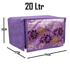 Kuber Industries Cotton 1 Piece Microwave Oven Cover 20 LTR (Pink) -CTKTC05705