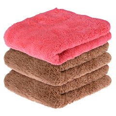Kuber Industries Cleaning Towel | Reusable Cleaning Cloths for Kitchen | Duster Towel for Home Cleaning | 350 GSM Cleaning Cloth Towel for Car | Bike | 30x60 | Pack of 3 | Multi