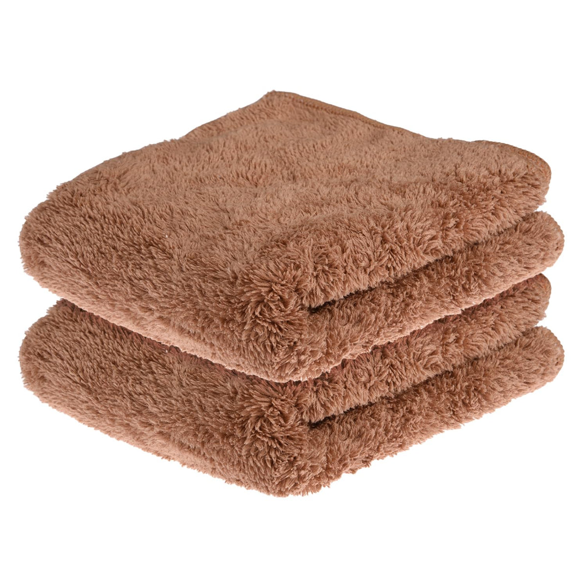 Heart Home Cleaning Towel | Reusable Cleaning Cloths for Kitchen | Duster Towel for Home Cleaning | 350 GSM Cleaning Cloth Towel for Car | Bike | 30x60 | Pack of 2 | Brown
