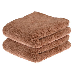 Heart Home Cleaning Towel | Reusable Cleaning Cloths for Kitchen | Duster Towel for Home Cleaning | 350 GSM Cleaning Cloth Towel for Car | Bike | 30x60 | Pack of 2 | Brown