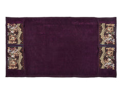 Kuber Industries Dolli Design Velvet Fridge, Refrigerator, Side by Side, Double Door Top Cover, Protect(Purple)-HS_38_KUBMART21095, Standard