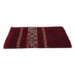 Kuber Industries 100% Cotton 2 Pieces Bath Towel 27" x54” (Maroon) -CTKTC28930