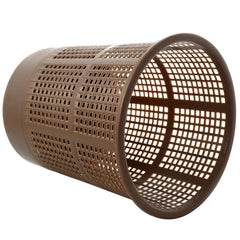 Kuber Industries Mesh Open-Top Dustbin/Garbage Bin|Multipurpose With Plastic Material|Size 22 x 22 x 25 CM, Pack Of 2, Capicity 5 litres (Brown & Grey)