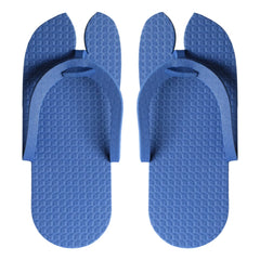 Heart Home Rubber Bathroom Slipper for Men & Women 3 Pair (Blue) 54HH4206.