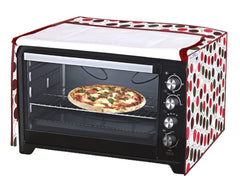 Heart Home PVC Circle Design Microwave Oven Cover,23 LTR. (Multi)-HS43HEARTH26011