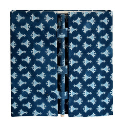 Kuber Industries Buti Print Handicraft Notebook/Diary With Lock System for Home, Traveling, Office Pack of 2 (Blue) 52KM4022