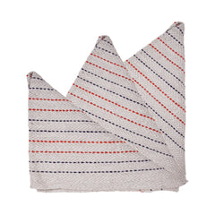 Kuber Industries Floor Cleaning Pocha | White Lining Khadi Duster Cloth | Cotton Reusable Sweeping Cloth For Home | Kitchen | Large | 28x28 Inch | Pack of 9 | White