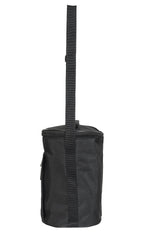 Kuber Industries Canvas Lunch Bag for Men, Women and Kids, Lunch Bag for School, Picnic, Office, Carry Bag for Lunch Box (Black)