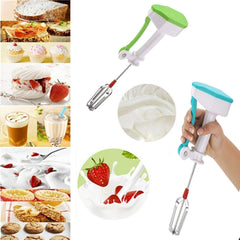 Fun Homes Power-Free Hand Blender And Beater In Kitchen Appliances With High Speed Operation (Egg And Cream; Milkshake; Soup; Lassi; Butter Milk Maker) (Orange) (Model Number: HS_36_FUNHOMES018971)