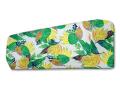 Kuber Industries AC Cover|Attractive Leaf Print 1.5 Ton|All Weather Friendly|Stretchable Fabric & Elastic Closure, (Green)