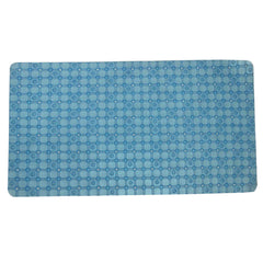 Kuber Industries PVC 1 Piece Bath Mat with Suction Cups (Sky Blue)-CTKTC5592