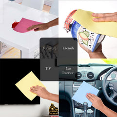 Heart Home Sponge Wipes | Washing Wipes Paper Towel | Sponge Cleaning Cloths for Kitchen | Reusable Sponge Wipe Cloths | Cleaning Sponges | 15x15 | 10 Piece Set | Multi