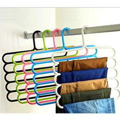 Kuber Industries 12 Piece Plastic Multi-Purpose Hangers for Wardrobe (CTKTC01627)