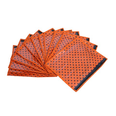 Kuber Industries 15 Piece Non Woven Saree Cover Set, Orange