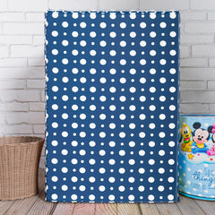 Heart Home Washing Machine Cover | Dot Print Washing Machine Cover | PVC | Top Load Fully-Automatic Washing Machine Cover | Blue