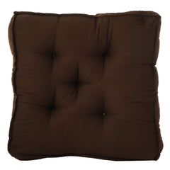 Kuber Industries Cotton Decorative Fabric Chair pad/Back Support/Seat Cushion and Handmade Quilting,14" x 14" Inch (Maroon) - CTKTC46185