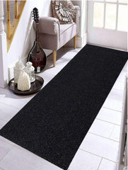 Kuber Industries - CTKTC039988 Rubber Anti Slip Large Size Floor/Door Mat (Black, 2x6 Feet)