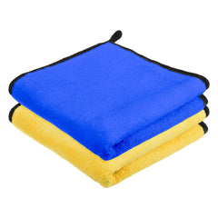 Kuber Industries Cleaning Towel | Reusable Cleaning Cloths for Kitchen | Duster Towel for Home Cleaning | 400 GSM Cleaning Cloth Towel with Hanging Loop | 40x40 | Pack of 2 | Multi