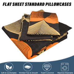 Heart Home Bedsheet | Cotton Double Bedsheet with 2 Pillow Covers | 144 TC Heart Design Bedsheet for Bedroom | Bedsheet for Living Room | 90x100 Inch | Black