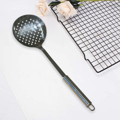 Heart Home Skimmer|Stainless Steel Cooking & Frying Chalni|Nonstick Jhar for Cooking Liquids|Lifting Cream|Pasta|Rice|11 cm (Silver)