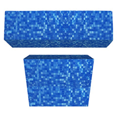 Kuber Industries 3D Design 2 Piece PVC Split Indoor and Outdoor AC Cover for 1.5 Ton Capacity - Blue (CTKTC01713), Standard