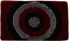 Kuber Industries Cotton Blend Door Mat - 16x24 Inches (Red, Maroon)