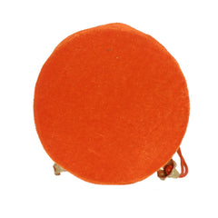 Kuber Industries Embroidered Design Potli Bags Handbags for Women Gifting Wristlets for Wedding, Festival, Kitty Subh Shagun-Pack of 3 (Orange)